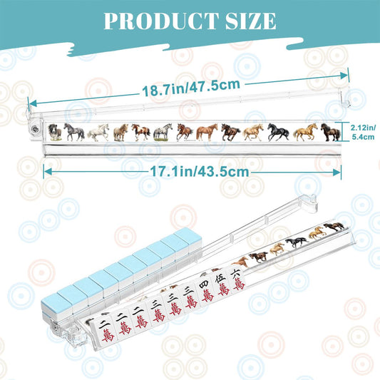 Puppy Dogs, 4 Artistic Mahjong Tile Pusher Racks