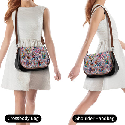 8 Patriot Designs, Leather Shoulder Bag / Purse