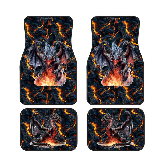Fire Dragon, 4 Piece Auto Floor Mats