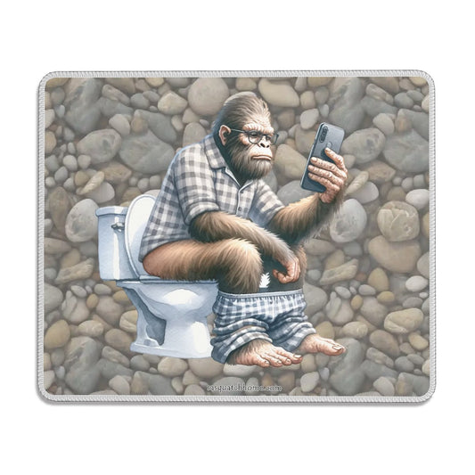 Sasqutch, Bigfoot, Mouse Pad with Rubber Lock Edge – 4 Sizes