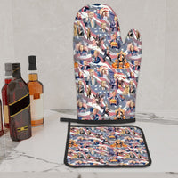 Donald Trump, MAGA 2-Piece Pot Holders And Oven Mitt Set