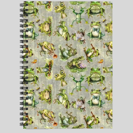 Animal Themed Spiral Notebooks, dogs, cats, turtles, elephants, frogs + more