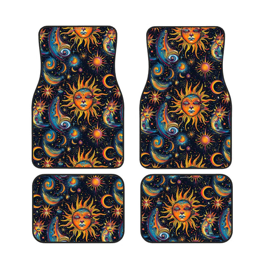 Astrology Designs, 4 Piece Auto Floor Mats