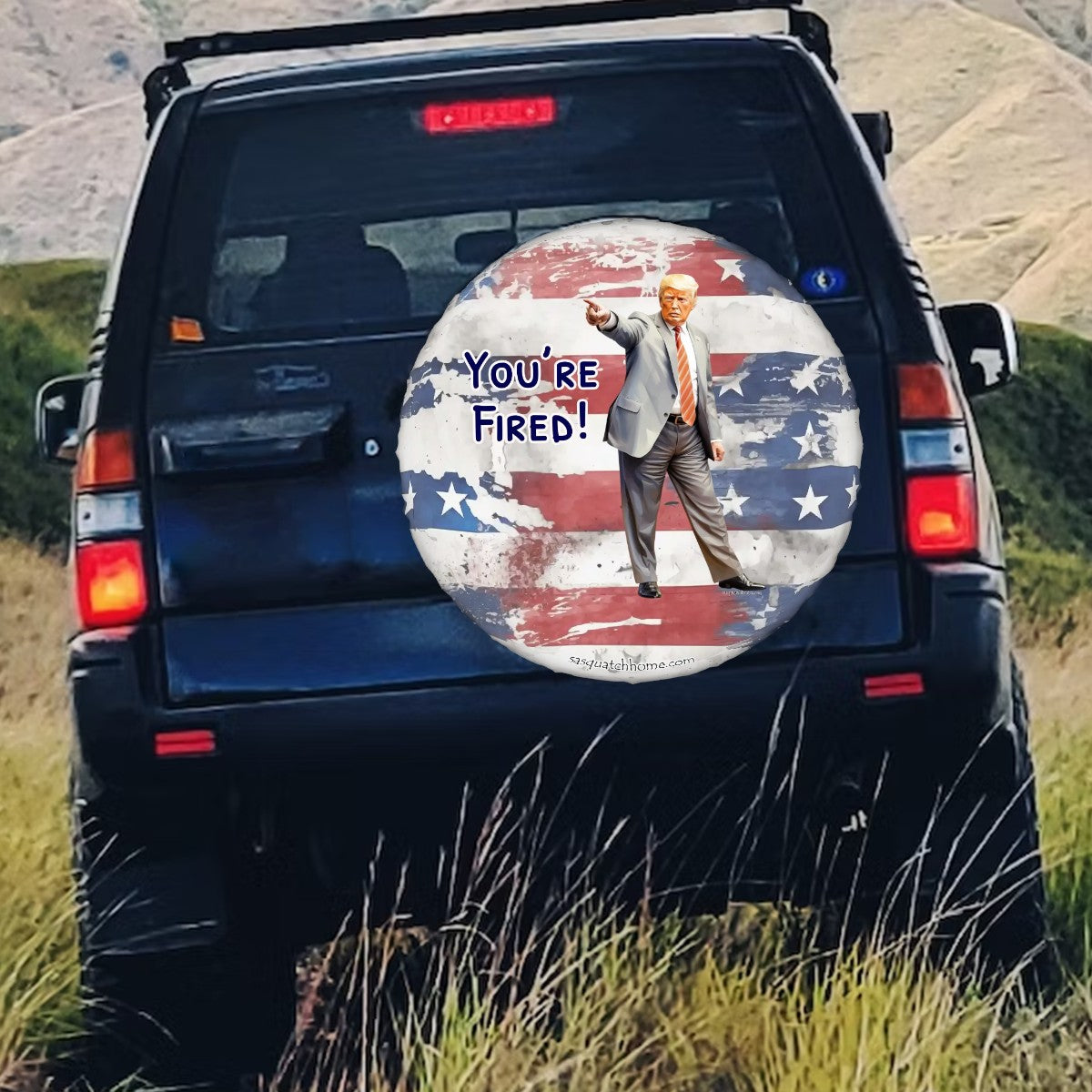 Donald Trump "You're Fired", Spare Tire Cover