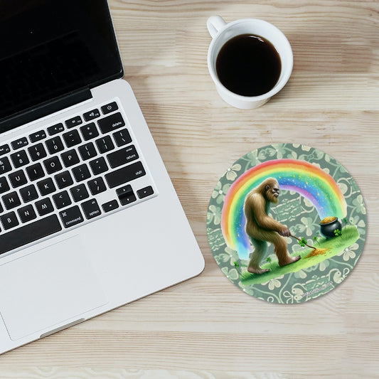 Mouse pad, anti slip mouse pad, computer mouse, sasquatch mouse pad, bigfoot mouse pad