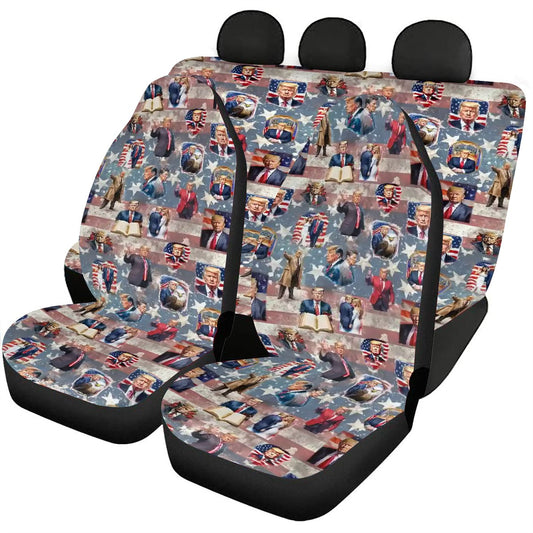 20 Donald Trump Designs, Car Seat Covers Full Set, Trump Seat Covers, trump Car Set, Car Accessory,
