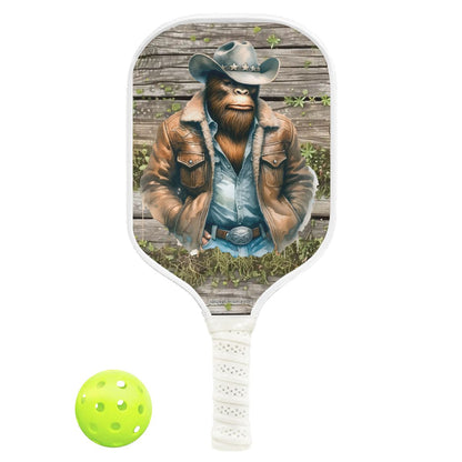 Cowboy Sasquatch / Bigfoot Pickleball Paddle