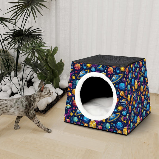 12 Galaxy / Outer Space Capsule Pet Bed