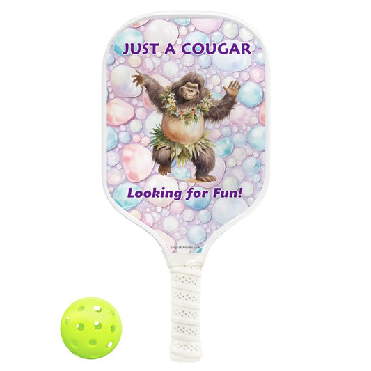 "Just A Cougar,." Pickleball Paddle