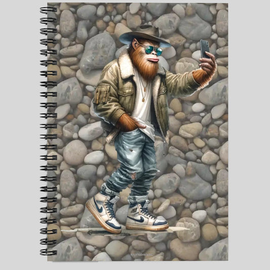 Bigfoot / Sasquatch Spiral Notebook