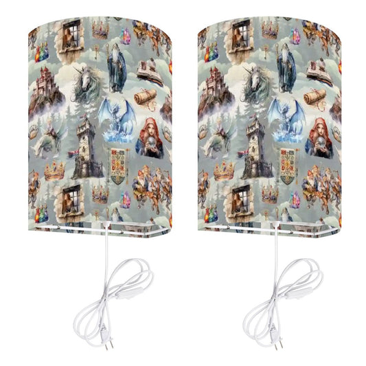 20 Misc Designs, Wall Sconces, Set of 2, Plug In