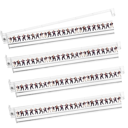 Donald Trump Dancing Design, 4 Artistic Mahjong Tile Pusher Racks