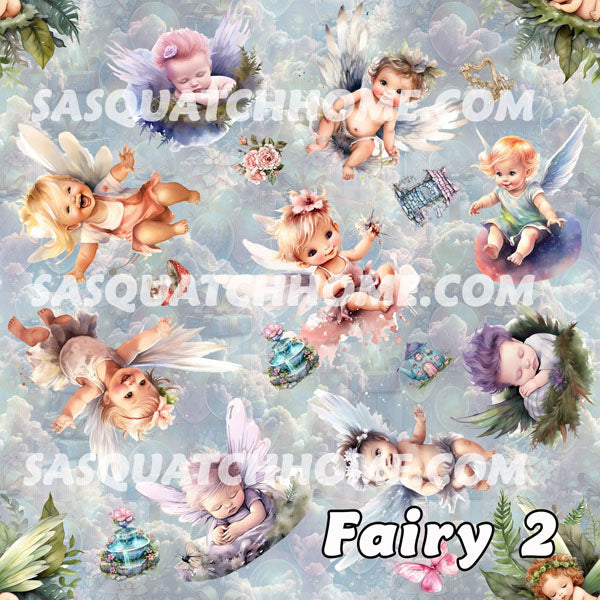 6 Fairy Designs, Leather Shoulder Bag / Purse