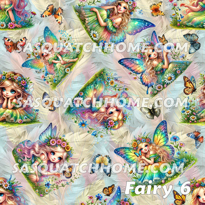 6 Fairy Designs, Seat Belt Cover Pad For Adults 2 Pcs