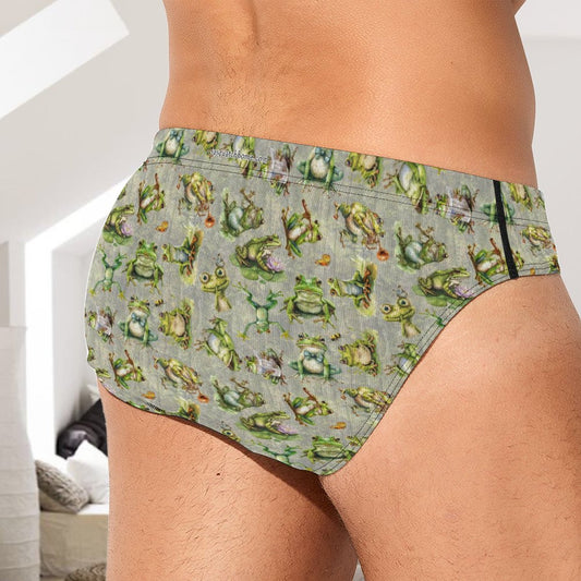 10 Animal Designs, Men’s Silk Briefs Underwear