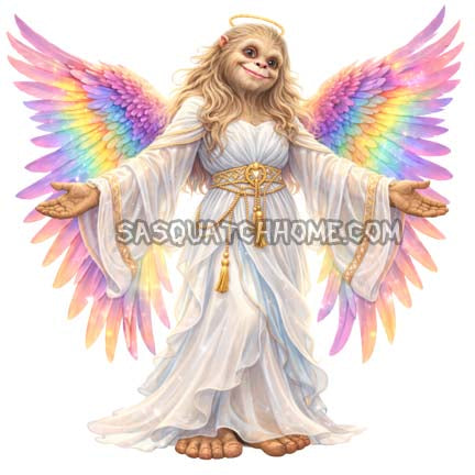 Rainbow Winged Sasquatch