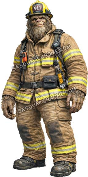 Sasquatch Fireman Digital Download