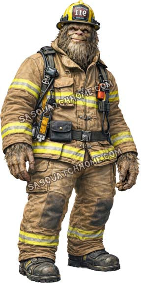 Sasquatch Fireman Digital Download