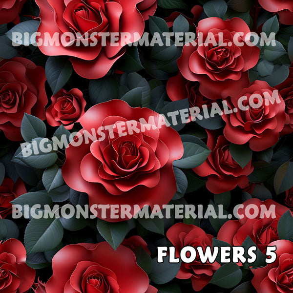 10 Flower Designs, Leather Shoulder Bag / Purse