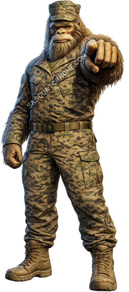 Sasquatch Bigfoot Marine Corp Digital Download