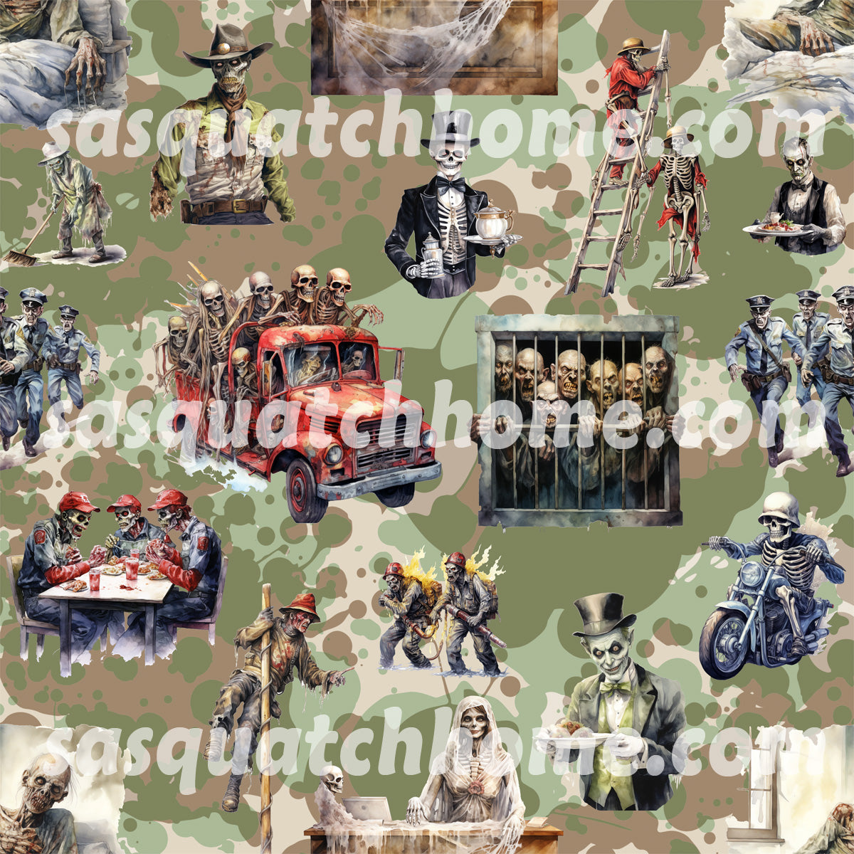 20 Misc Designs,  Car seat covers, Full Set of 3, zombies, smurfs, dragons + more