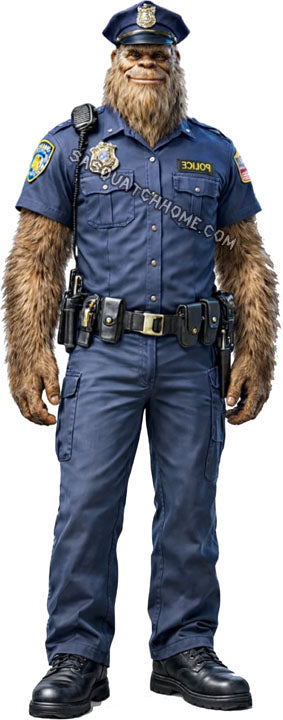 Sasquatch Police Officer Digital Download