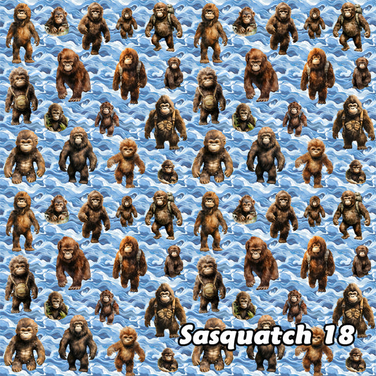 Sasquatch Cotton Fabric 18