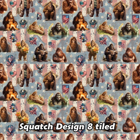 Sasquatch Cotton Fabric 8