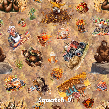 Sasquatch Cotton Fabric 9