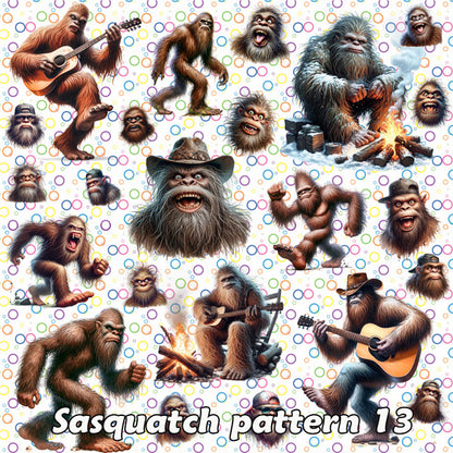 20 Bigfoot / Sasquatch Designs, Wall Sconces, Set of 2, Plug In