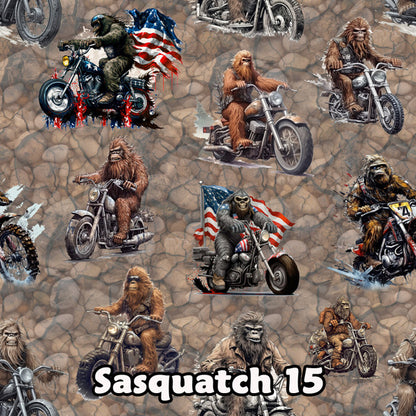 20 Bigfoot / Sasquatch Designs, Set of 2 Front Auto Seat Cover