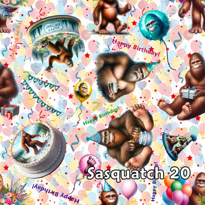 20 Sasquatch Designs, 4 Piece Bathroom Set