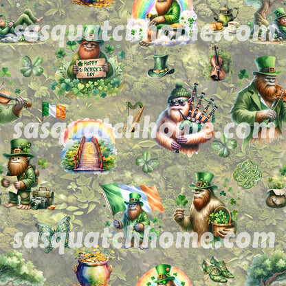 "Squatching Around" Bigfoot, Sasquatch Umbrellas -UV Protection, Water Wicking Parasol