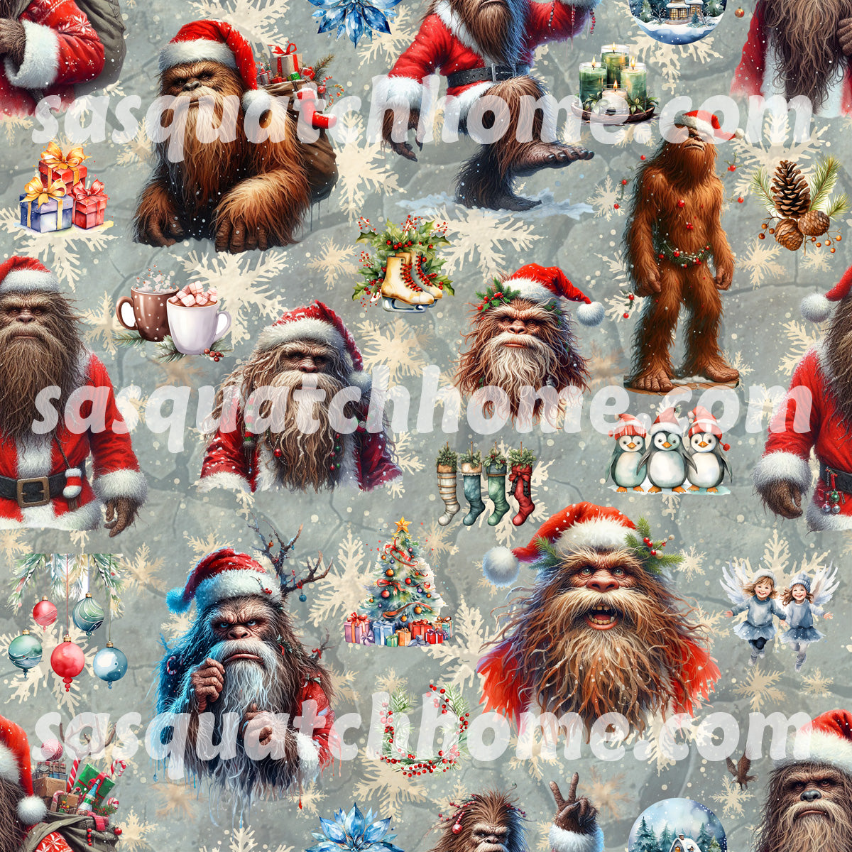 "Squatching Around" Bigfoot, Sasquatch Umbrellas -UV Protection, Water Wicking Parasol