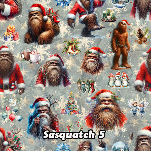 20 Bigfoot / Sasquatch Designs, Long Body Pillow Case