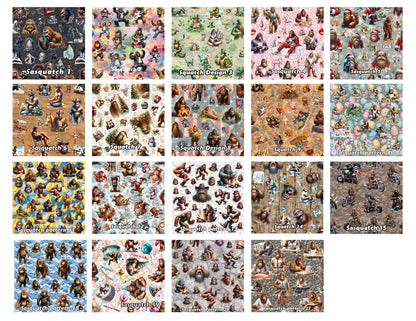 Bigfoot / Sasquatch Themed Pet Toy & Treat Pouch