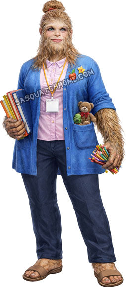 Sasquatch School Teacher Digital Download