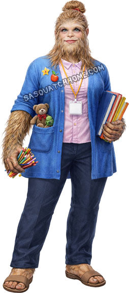 Sasquatch School Teacher Digital Download