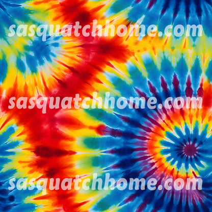 19 Tie Dye Designs, Full Set Car Seat Covers