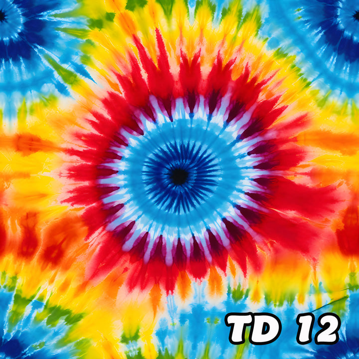 19 Tie Dye Designs, Set of 2 Front Auto Seat Cover