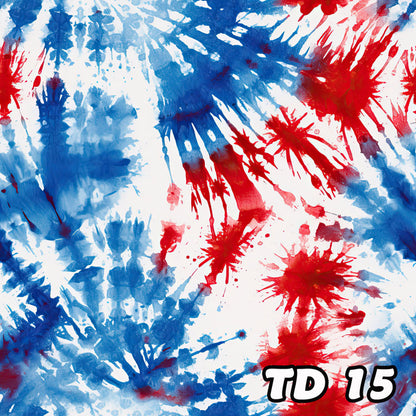 19 Tie Dye Designs, Leather Shoulder Bag / Purse