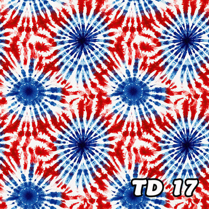 19 Tie Dye Designs, 3 Piece Bag Set – Oxford Backpack, Lunch Bag, Pencil Pouch