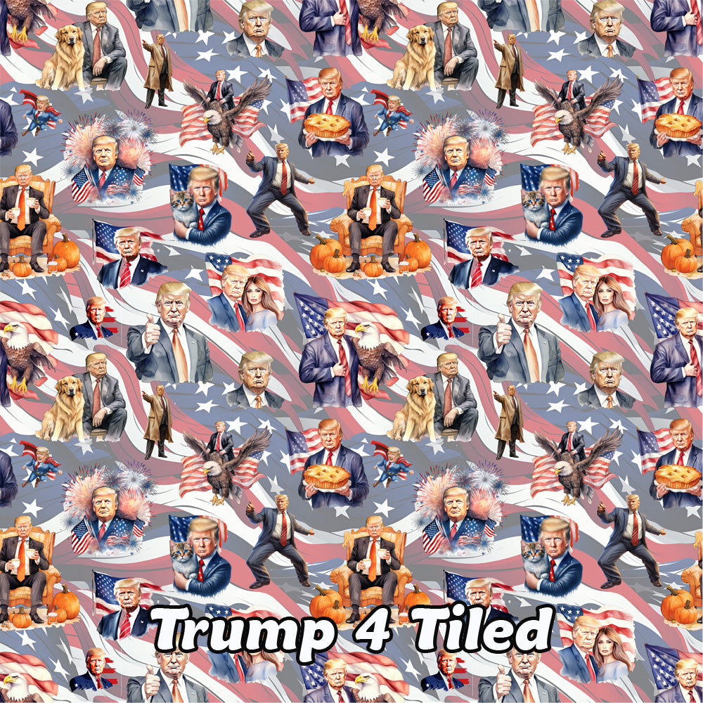 Donald Trump Cotton Fabric 4