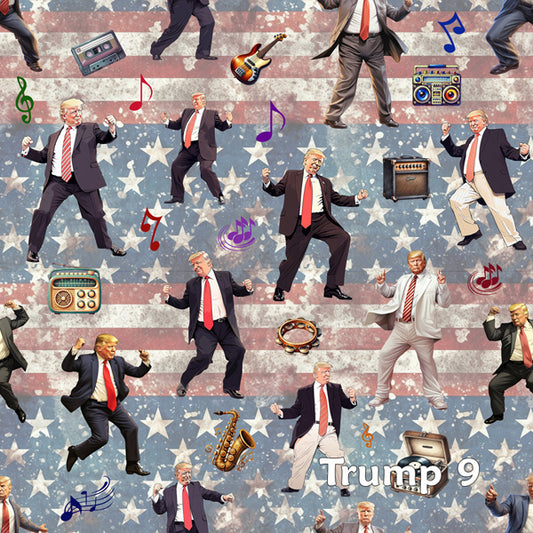 Donald Trump Cotton Fabric 9
