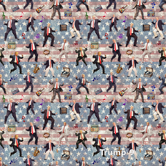 Donald Trump Cotton Fabric 9
