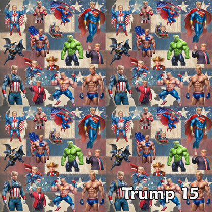 20 Donald Trump Designs, 4 Piece Bathroom Set - 4 Sizes