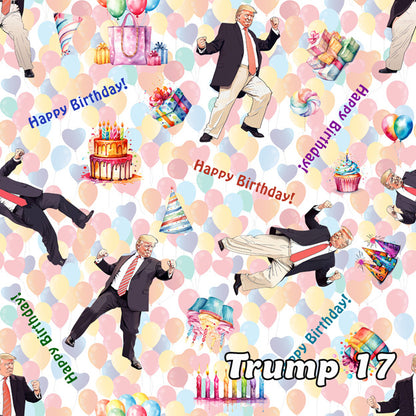20 Donald Trump Designs, Polyester Shower Curtain in 4 sizes