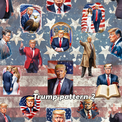 20 Donald Trump Designs, Waterproof Polyester Shower Curtain – Made in the USA – 70.8x70.8”