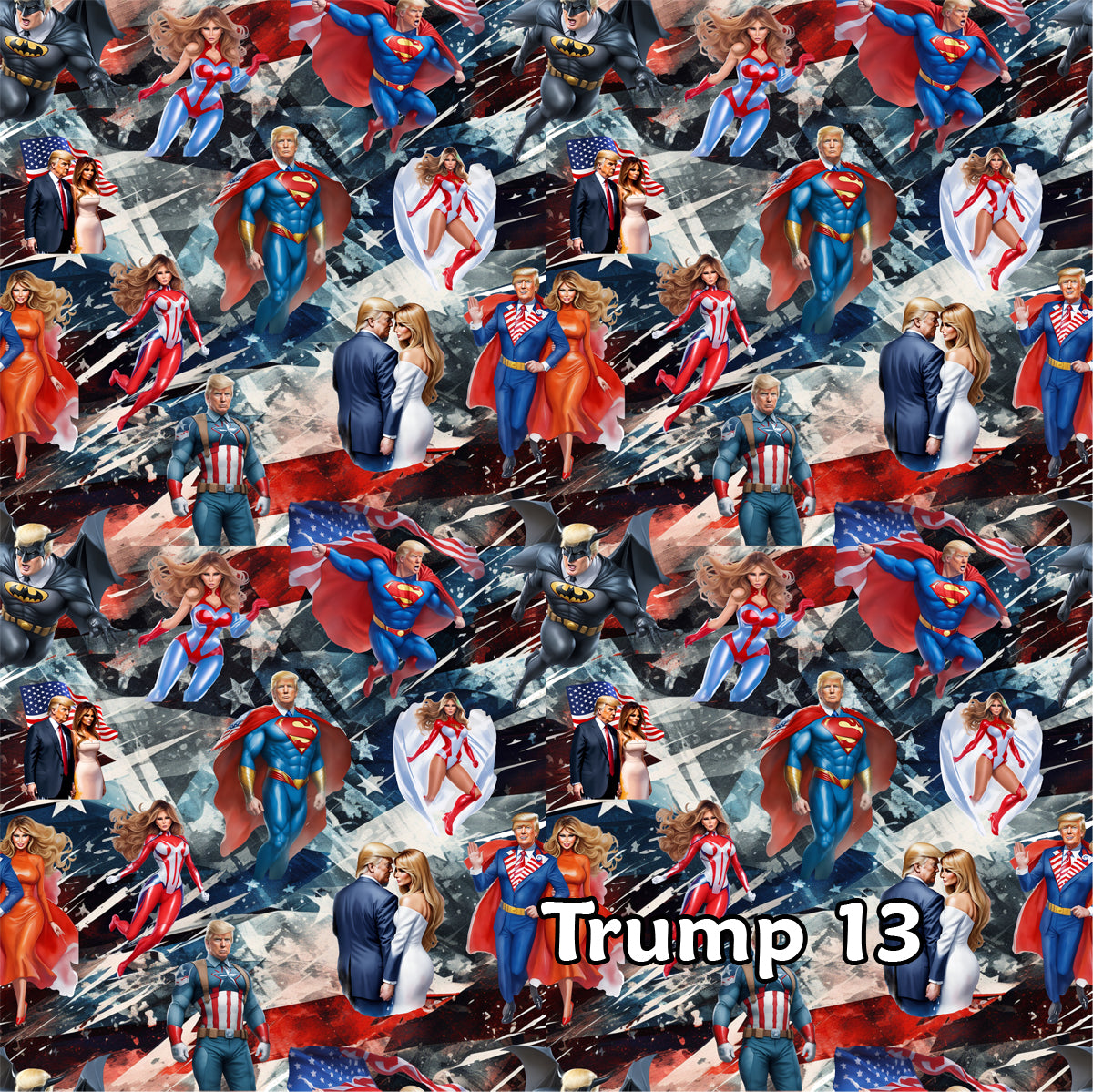 Donald Trump  Cotton Fabric 3