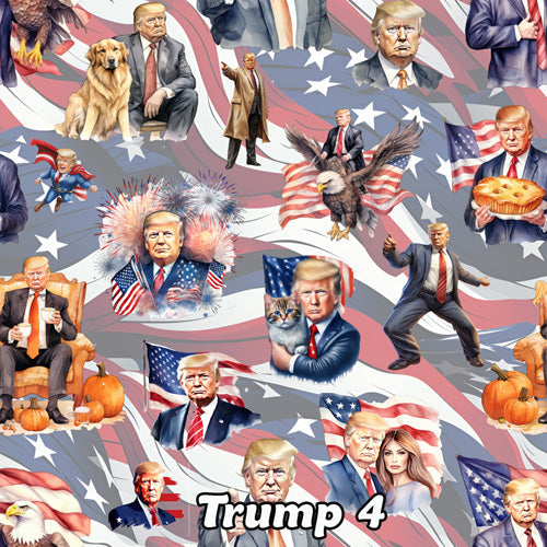 20 Donald Trump Designs, Waterproof Polyester Shower Curtain – Made in the USA – 70.8x70.8”